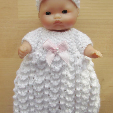 5" Berenguer Christening Outfit