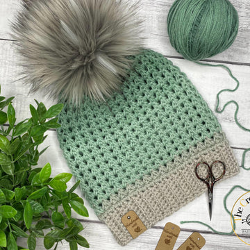 Evergreen Slouchy Hat