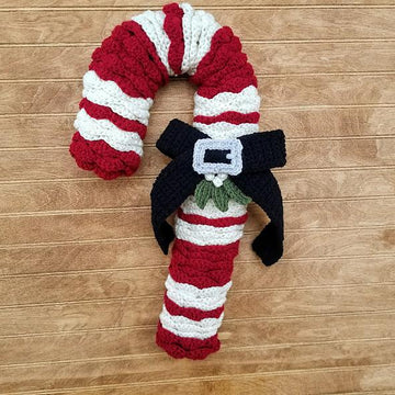 Candy Cane Wreath