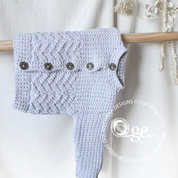 Corliss Cardigan and Romper - P163+ P162
