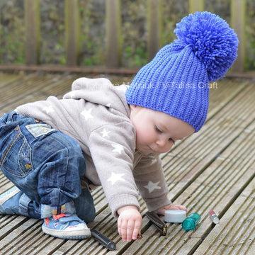 Warm Lines Hat Knitting Pattern