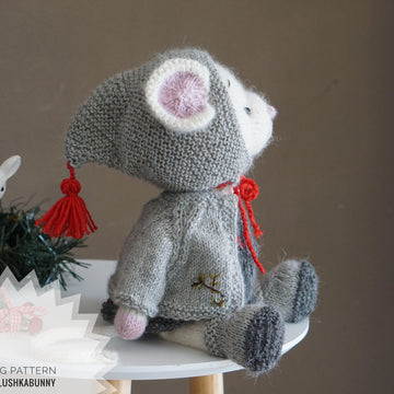 Doll Toy Clothes - Outfit Xmas mouse girl