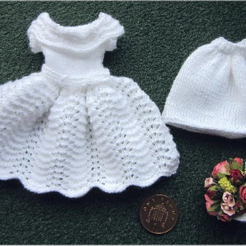 1:12th scale 1950s wedding dress