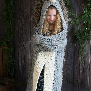 Hooded Woodland Squirrel Blanket
