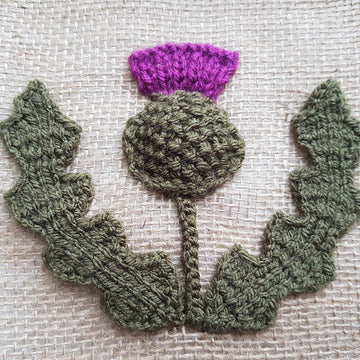 Knitted Thistle