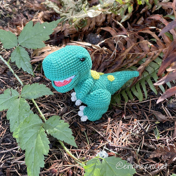 Henry the T-Rex Amigurumi Crochet Pattern by erinmaycrochet