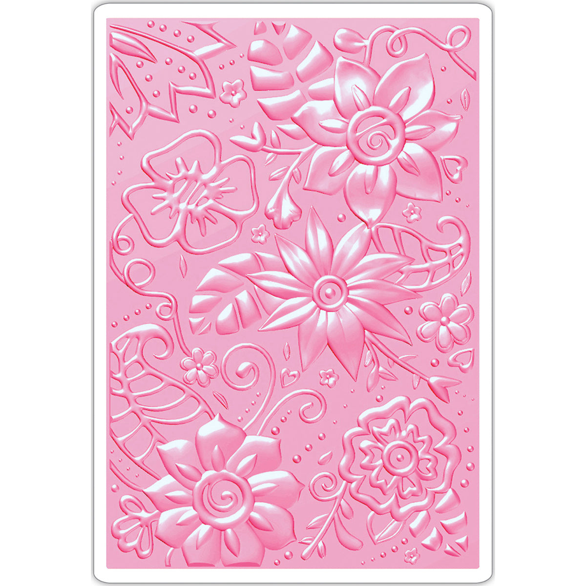Sizzix 3D Textured Impressions By Courtney Chilson - Bohemian Botanicals