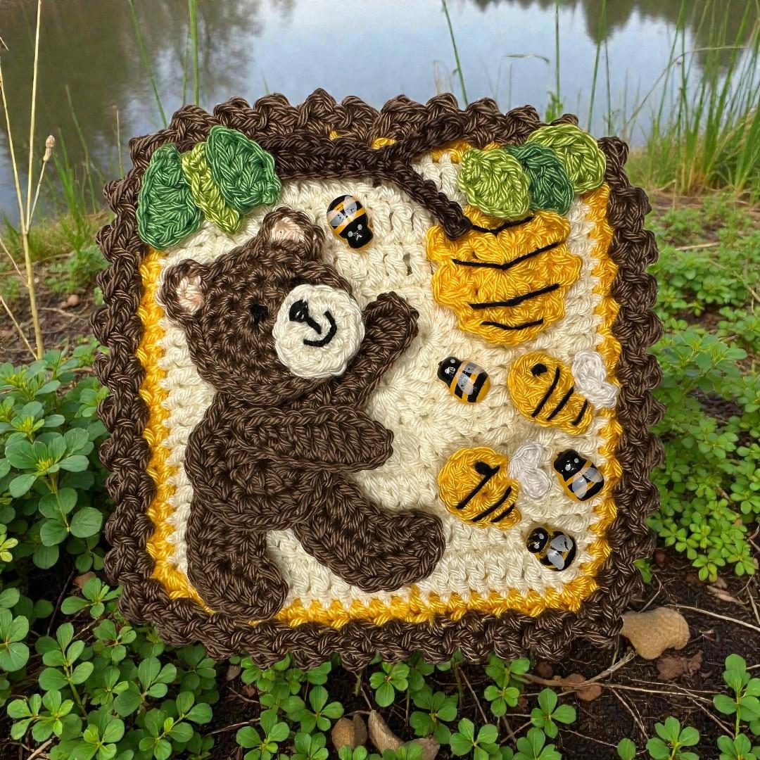 Granny Square Bear Crochet
