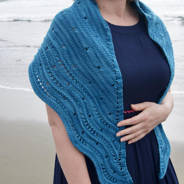 Where the Waves Meet Shawl
