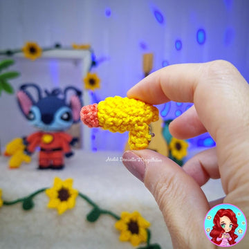 Stitch “Experiment 626” with Frog – Amigurumi Crochet Pattern (PDF Digital)