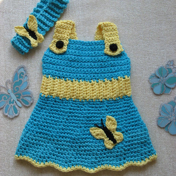 Butterfly Garden Sundress and Matching Headband