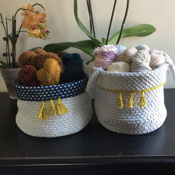 Up-cycled Basket