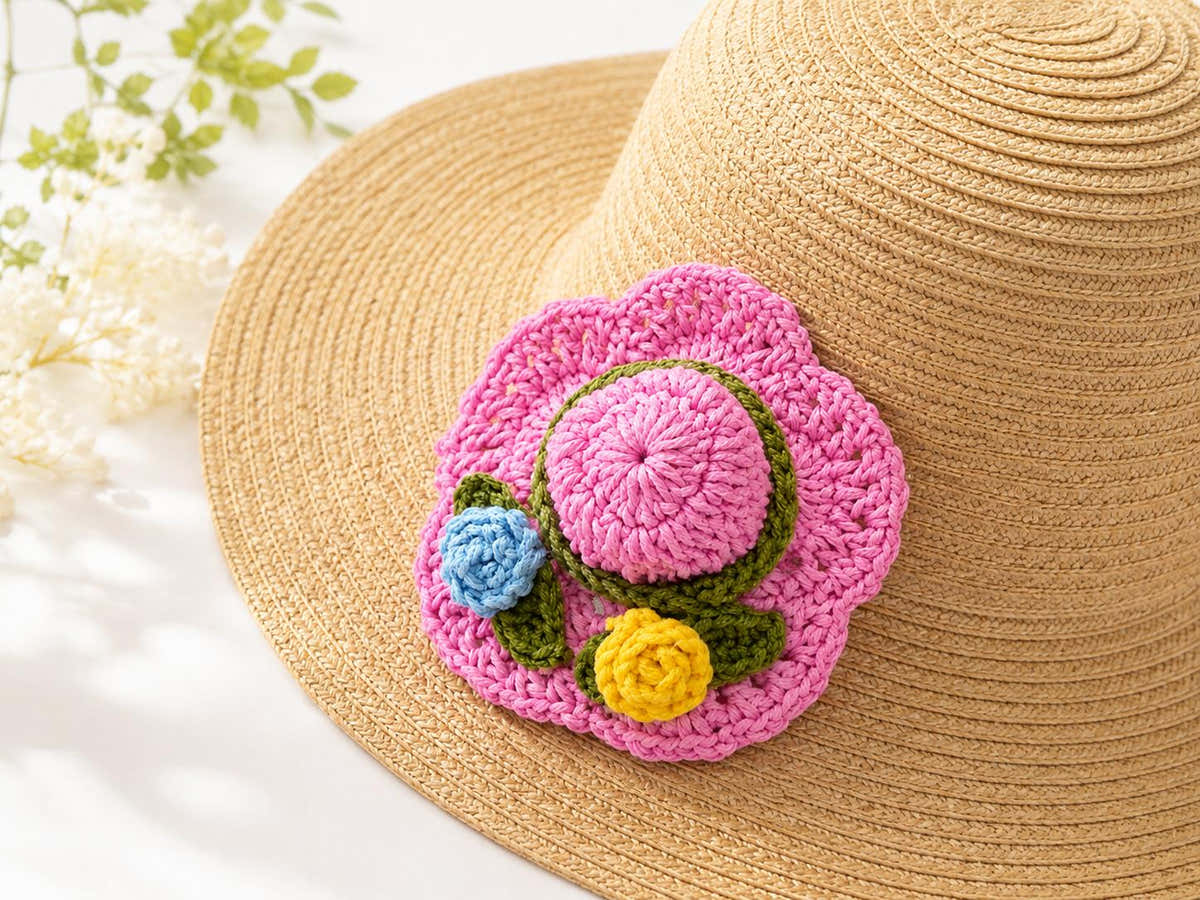 Crochet Hat Keychain Pattern – Mini Hat Bag Charm | PDF + Video Tutorial