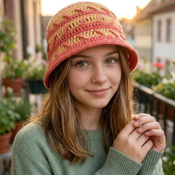 Arrows Bucket Hat Crochet Pattern