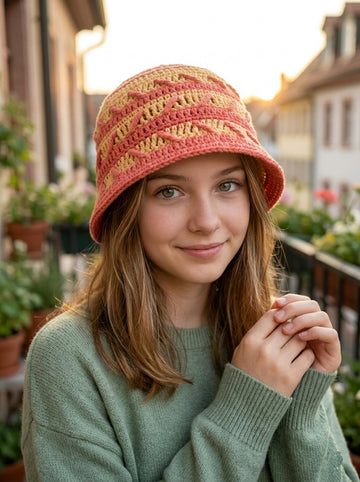 Arrows Bucket Hat Crochet Pattern
