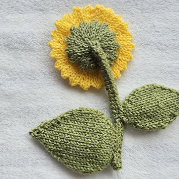 Knitted Sunflower