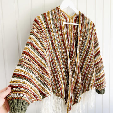 Olivia sleeved poncho