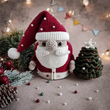 Santa and Christmas Tree