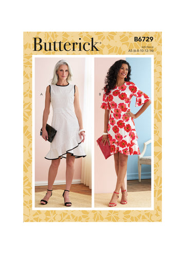 Butterick Misses' Dresses B6729 - Sewing Pattern