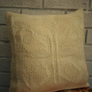 White Butterfly Cushion