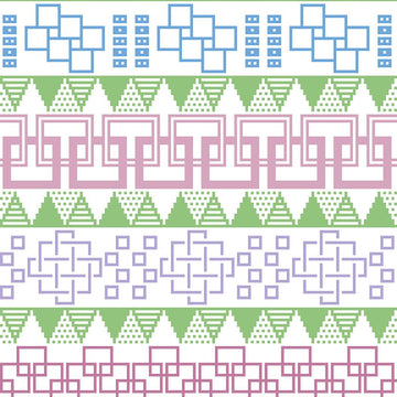 Mosaic Squares on Parade