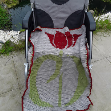 Tulip lap blanket