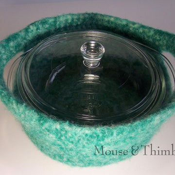 Felted Wool Handle Baskets 6374