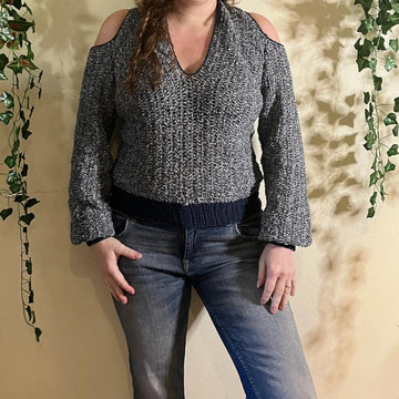 Häkelanleitung Cold-Shoulder-Sweater "Rebel Yell"
