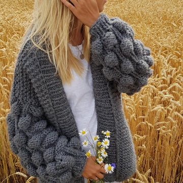 Graphite Berry Cardigan