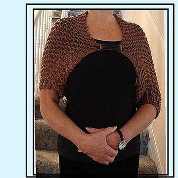 627 KNIT SHRUG, WOMEN'S CARDIGAN SWEATER