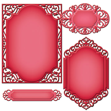 Spellbinders Nestabilities A2 Card Creator Dies - Divine Eloquence