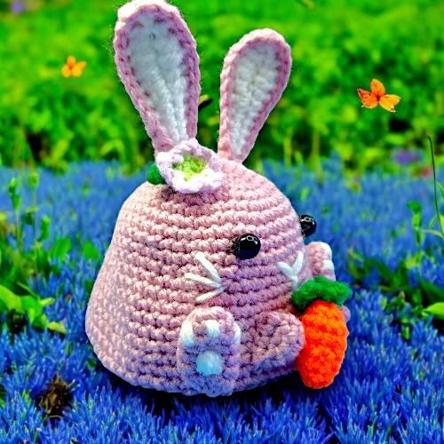Easter Reversible Rabbit and Chicken Crochet Pattern (PDF)