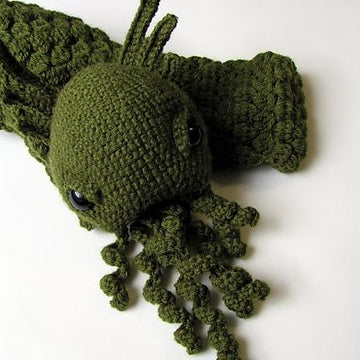 BUNDLE - Amigurumi Cthulhu Cowl AND Cthulhu Plush