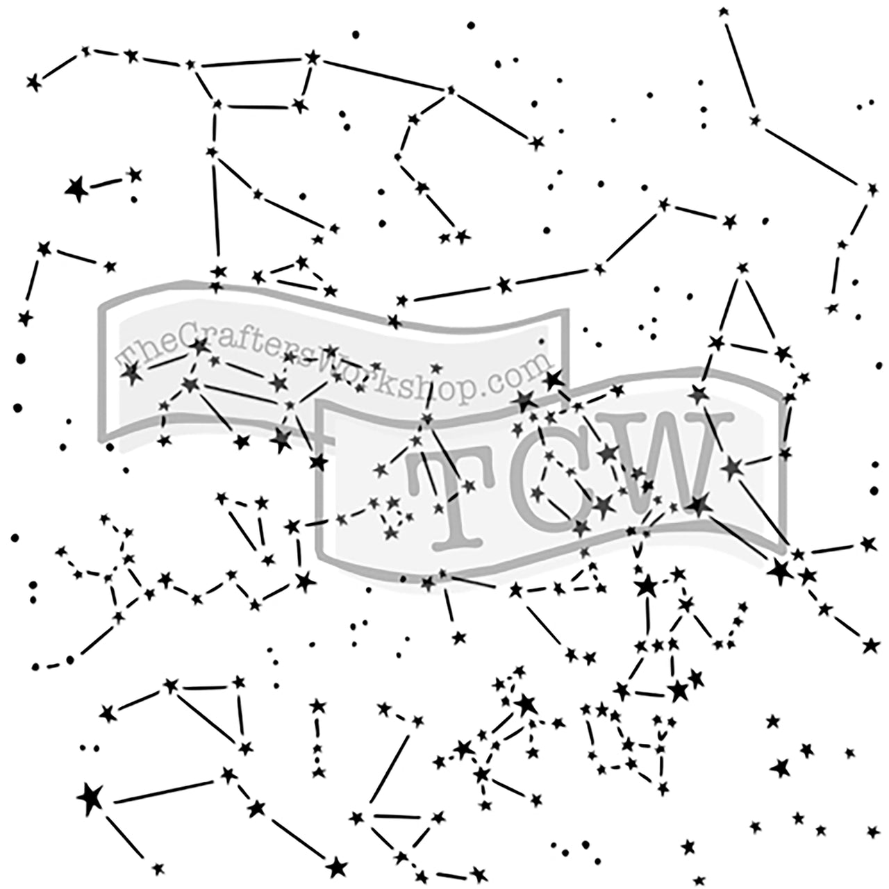 The Crafter's Workshop Crafter's Workshop Template 12"X12" - Constellations