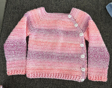 Asymmetric Kids Cardigan