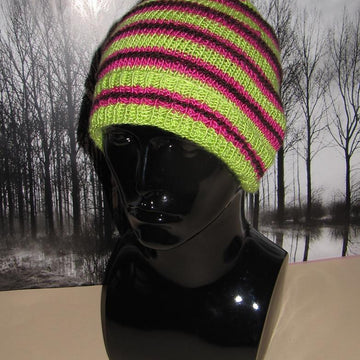 Funky Stripe Beanie
