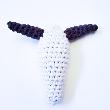 Steer Skull Christmas Ornament