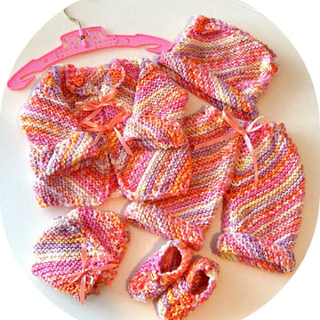 Newborn Winter Layette (allsquareknits)