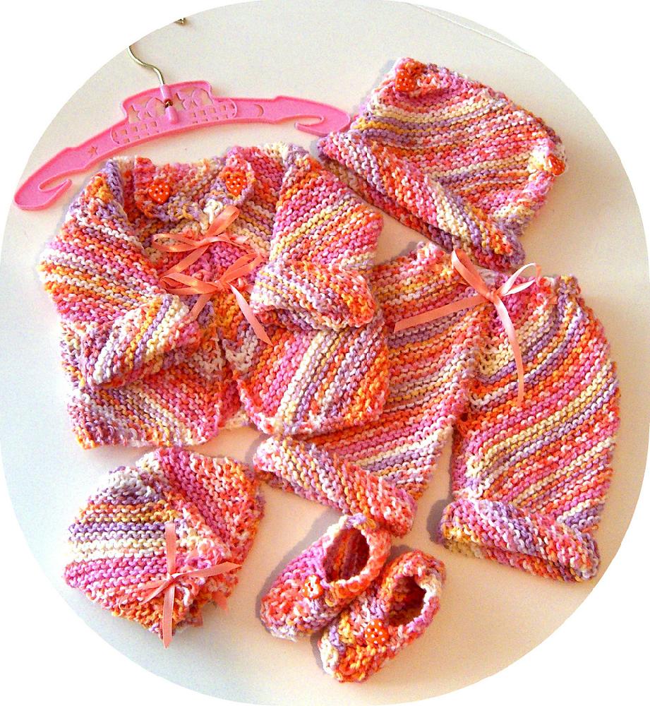 Newborn Winter Layette (allsquareknits)