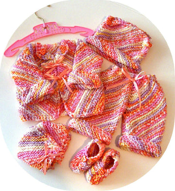 Newborn Winter Layette (allsquareknits)