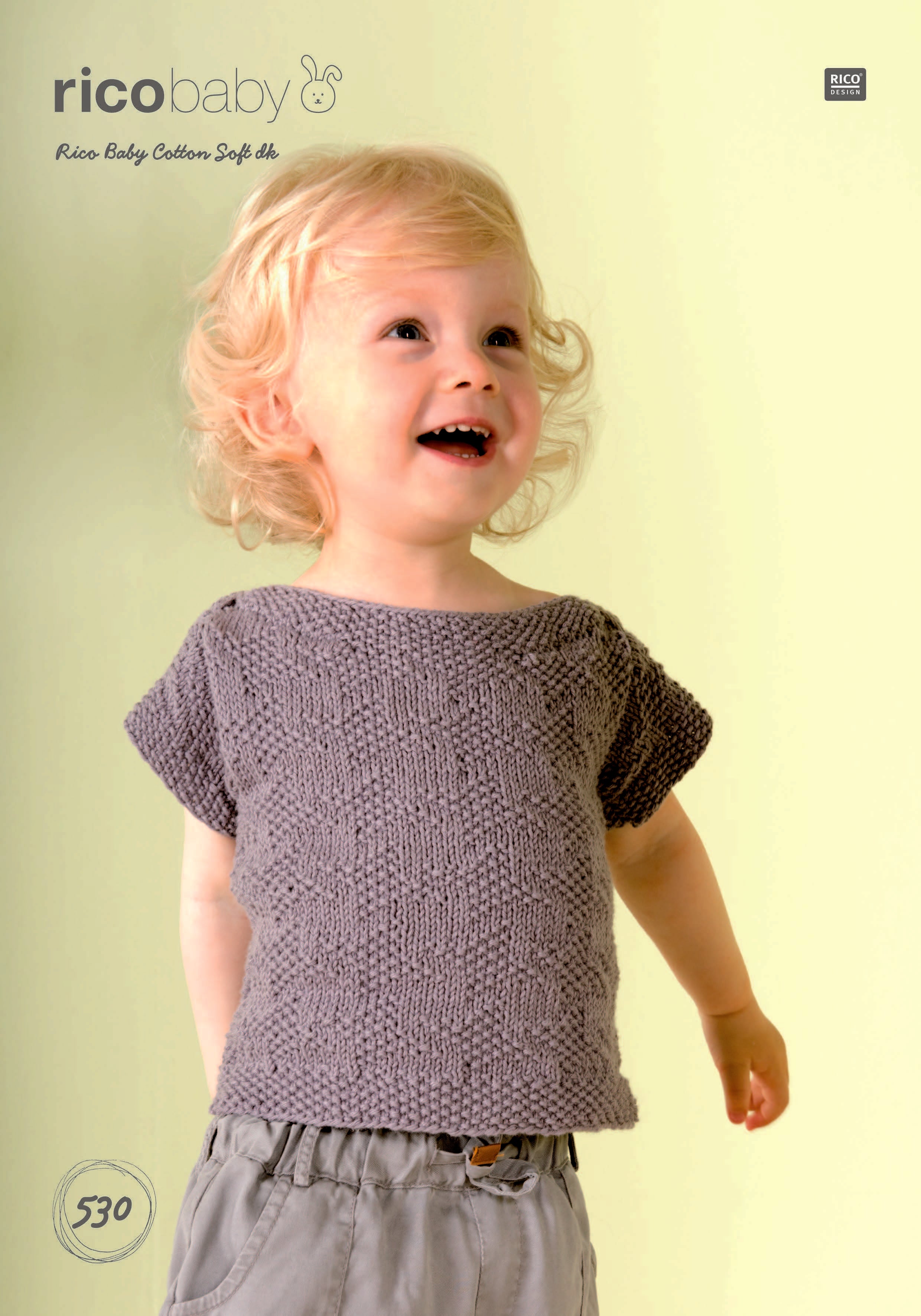 Top and Jumper in Rico Baby Cotton Soft DK - 530 - Leaflet