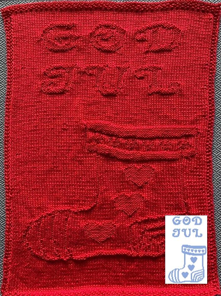 Nr. 362 – 20 – 12. Stocking God Jul guest towel