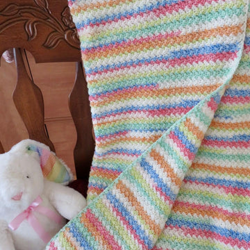 Suzette Snuggles Ice Cream Baby Blanket (DK weight)