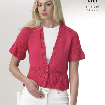 Cardigans in King Cole Cottonsoft Dk - 4345 - Downloadable PDF
