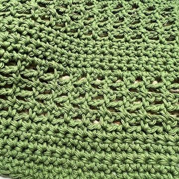 Beginner Single Crochet Dishcloth