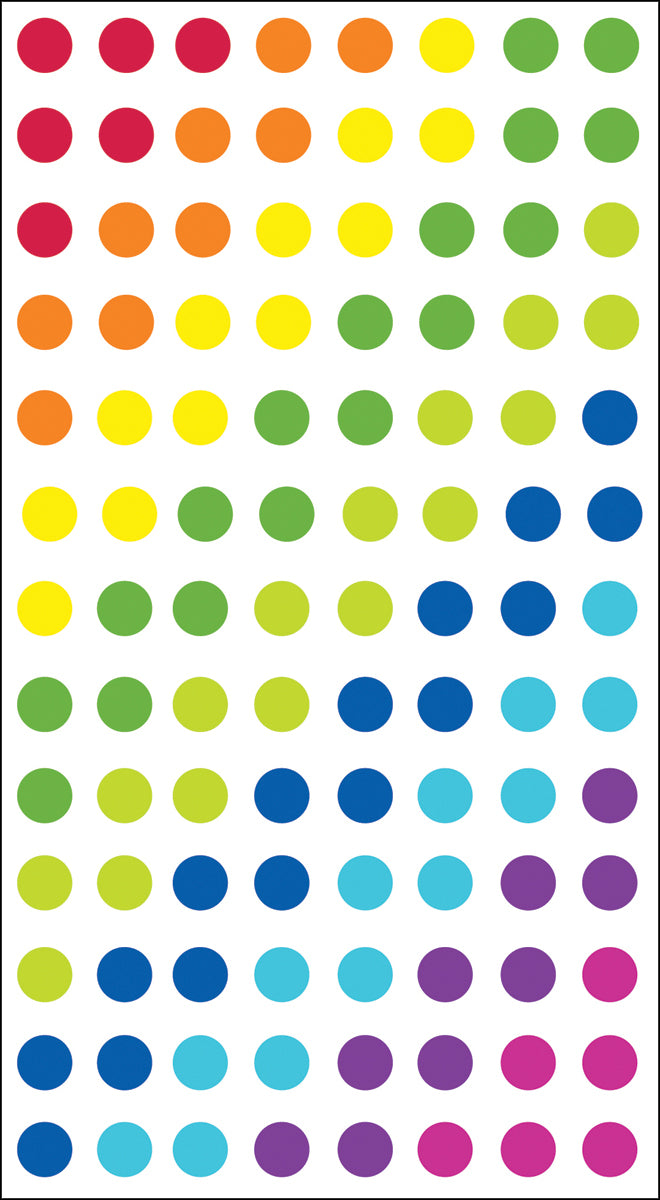 Sticko Dimensional Stickers - Dots - Brights
