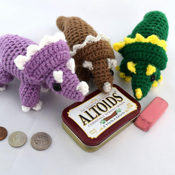 Miniature Triceratops Amigurumi/Plush Toy