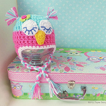 Crochet Owl Hat Pattern By KJD