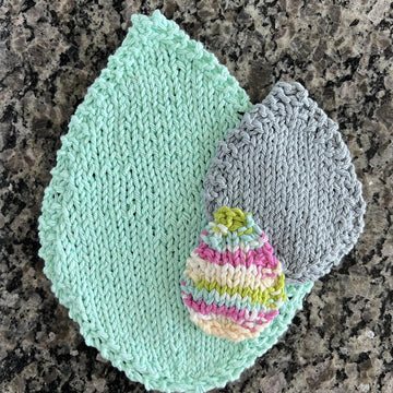 Eggtastic Dishcloth Canvas (Stockinette Version)
