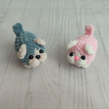 Cat keychain cat amigurumi